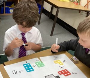 Numicon is used to assist learning